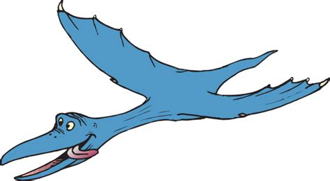 Happy Flying Dinosaur Clip Art at Clker.com   vector clip ...