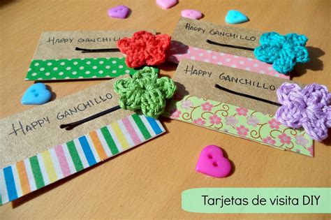 Happy Ganchillo : Cómo hacer tarjetas de visita DIY ...