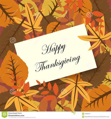 Happy thanksgiving card stock vector. Image of holiday ...