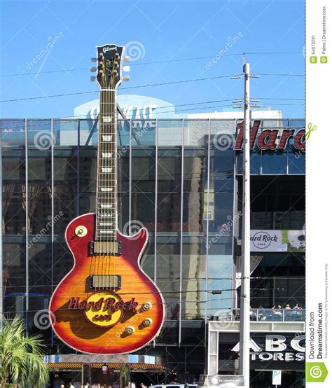 Hard Rock Cafe, Las Vegas, Nevada Editorial Photo   Image ...