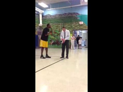 HARLEM s  Big J  visits French Run Elementary   YouTube