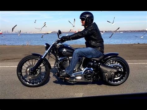 Harley Davidson Breakout Ride in New York   YouTube