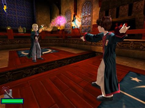 Harry and Draco duel in the Chamber of Secrets video game ...