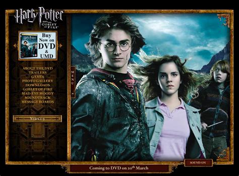 Harry Potter Goblet of Fire International Website by Blake ...