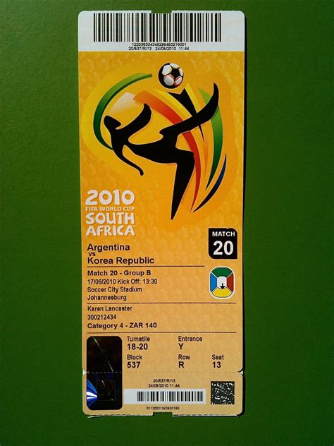 Have a Say!: 2010 FIFA World Cup Tickets