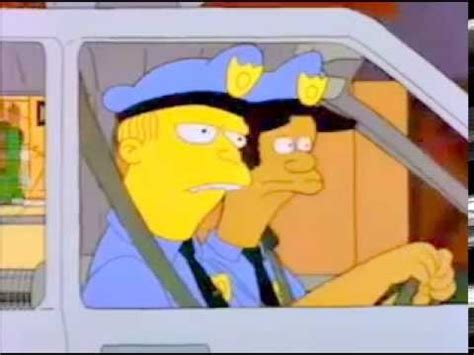 ¿Hay que estudiar para ser policía?   Los Simpsons   YouTube