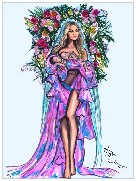 Hayden Williams Fashion Illustrations | Beyoncé + Sir ...