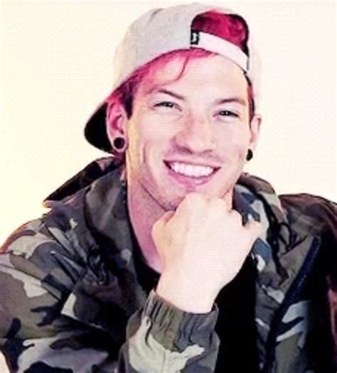 he has the most beautiful smile and he always...   Josh Dun