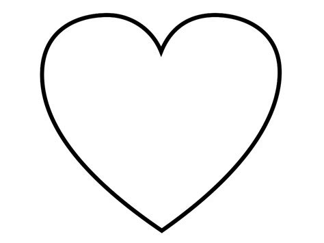 Heart coloring page for girls to print for free
