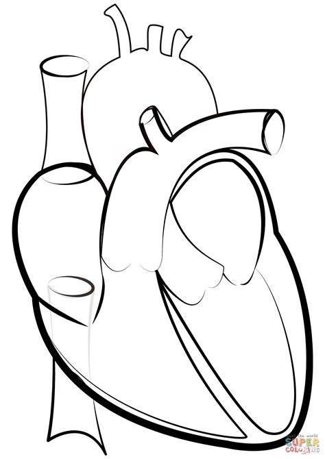 Heart Outline coloring page | Free Printable Coloring Pages
