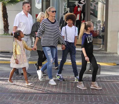 Heidi Klum feliz con sus hijos