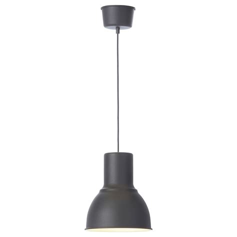 HEKTAR Pendant lamp Dark grey 22 cm   IKEA