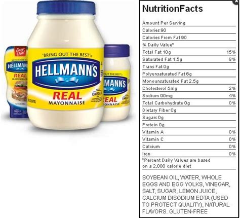 hellmans mayo nutrition Images   Frompo   1