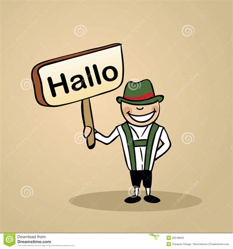 Hello From Germany People Design Stock Vector   Image ...