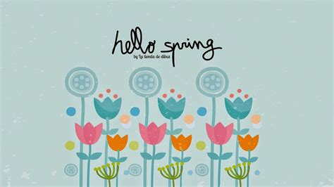 hello spring, #wallpaper, desktop, ipad, iphone, móvil ...