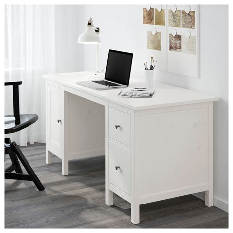 HEMNES Desk White stain 155x65 cm   IKEA