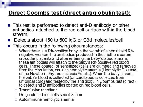 Hemolytic Disease of the Newborn  HDN  & COOMBS TEST   ppt ...