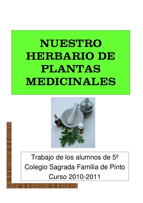 HERBARIO DE PLANTAS MEDICINALES by RAFA MARTIN   Issuu