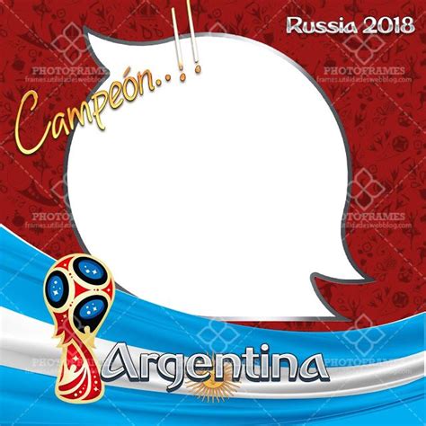 Hermoso marco para fotos del mundial de fútbol Rusia 2018 ...