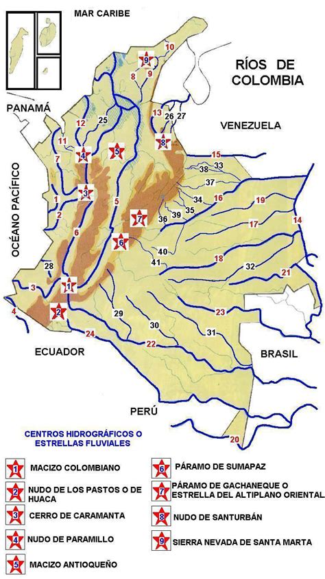 Hidrografía   Geografía  Información General   Colombia ...