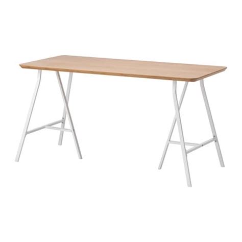 HILVER / LERBERG Tafel   bamboe/wit   IKEA