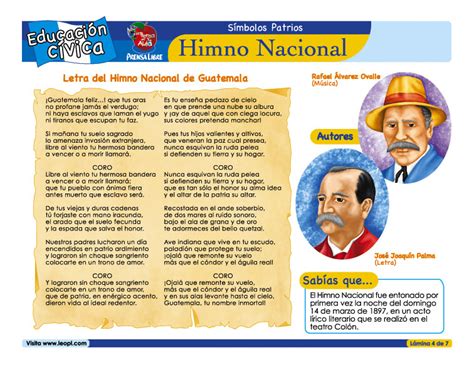 Himno Nacional de Guatemala | El Universo de Leo