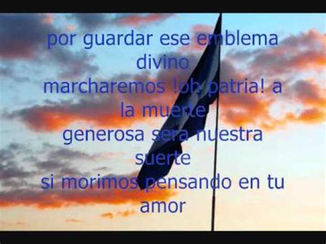 himno nacional de honduras con letra .wmv   YouTube