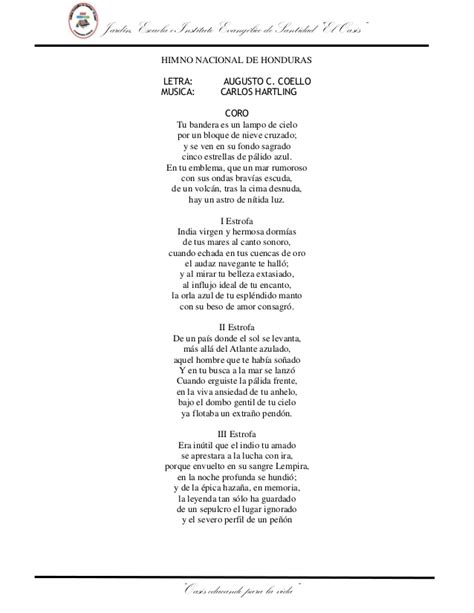 Himno Nacional de Honduras