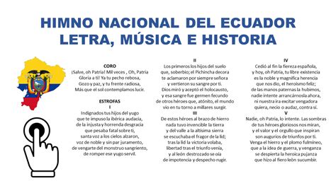 Himno Nacional del Ecuador   Letra Completa, Música e ...