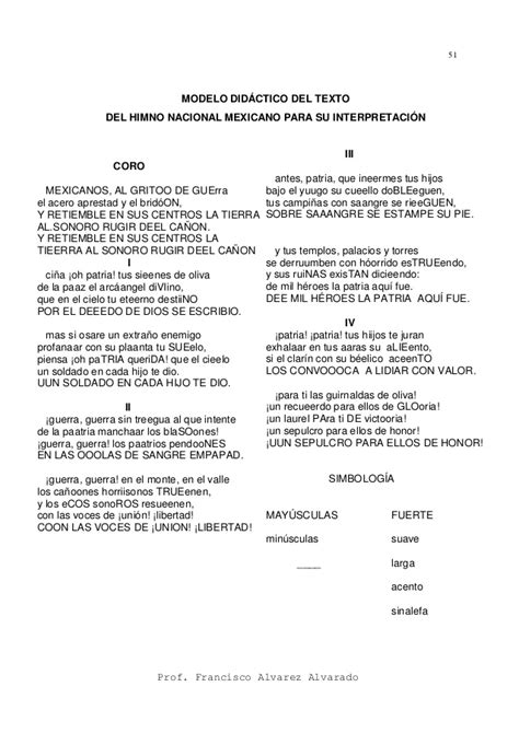 Himno Nacional Mexicano Completo Con Letra Youtube ...