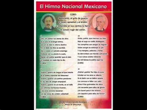 Himno Nacional Mexicano Pista Oficial   YouTube