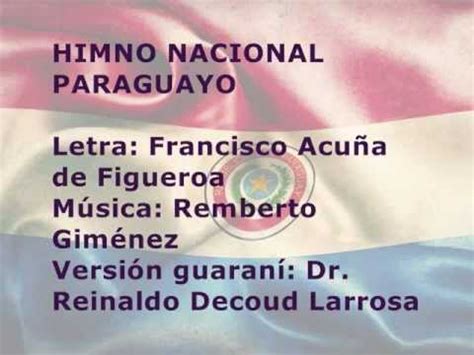 Himno Nacional Paraguayo en Guaraní.   YouTube