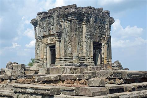 Hindu Temple Phnom Bakheng, Angkor, Cambodia Stock Photo ...