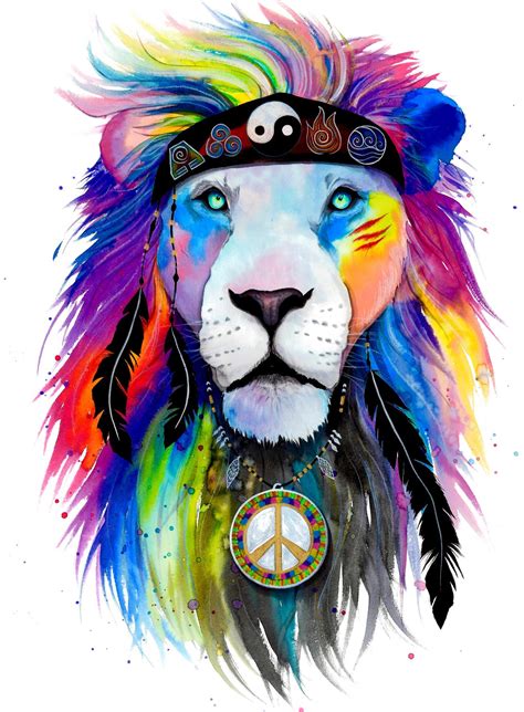 Hippie Lion Unisex Crew | Drawing art, Life changing and ...