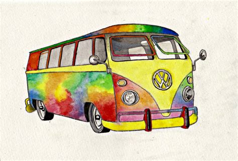 Hippie Van by LaceyAndTheLevee on DeviantArt