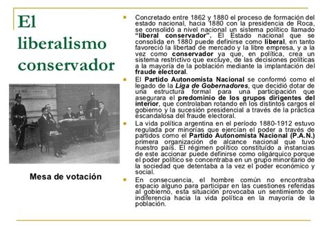 HISTORIA ARGENTINA   Clase   El Orden Conservador  1880 1916