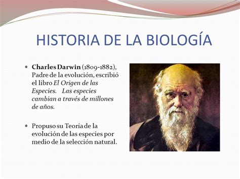 HISTORIA DE LA BIOLOGÍA   ppt video online descargar