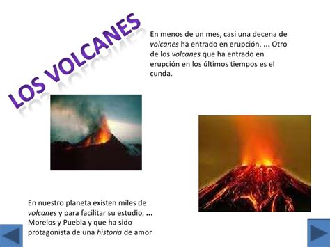 Historia de los volcanes