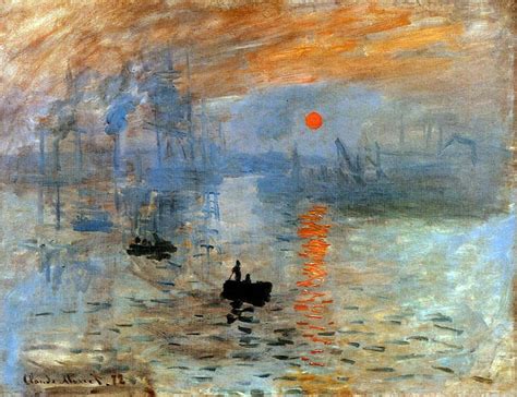 Historia del Arte: Impresión del Sol Naciente  Monet