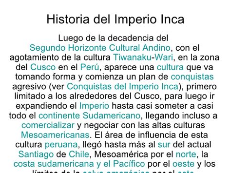 Historia del imperio incaico
