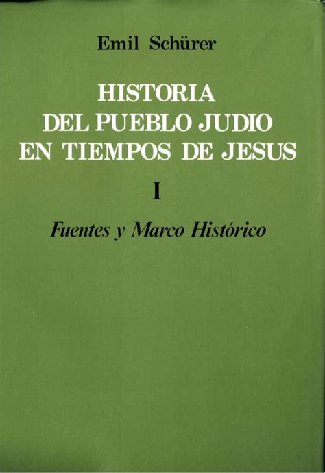 Historia del pueblo judio en tiempos de jesus i