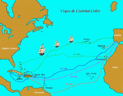 HISTORIA: Los 4 Viajes de Colón