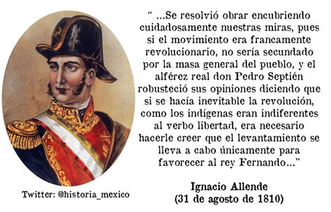 Historia México on Twitter:  Carta de Ignacio Allende a ...