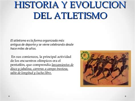 Historia y Evolucion del Atletismo