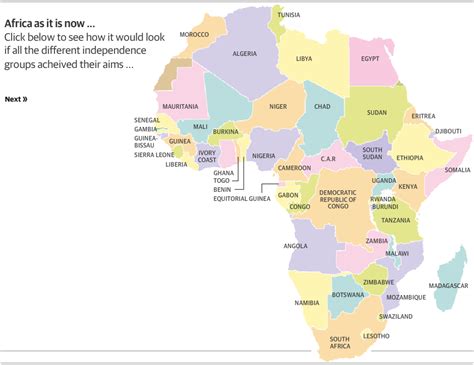 Historiaelpalo: Mapa interactivo de África si triunfasen ...