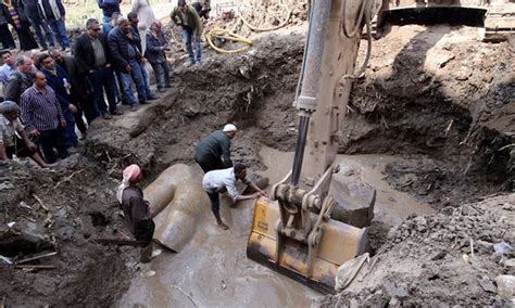 Historic Discovery! Archaeologists Unearth Giant Statue ...