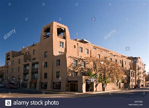 Historic La Fonda Hotel, Santa Fe, New Mexico USA Stock ...