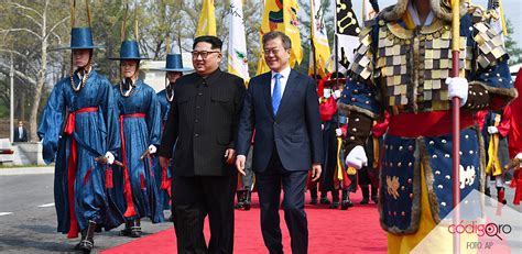 Histórica reunión entre los mandatarios de Corea del Norte ...