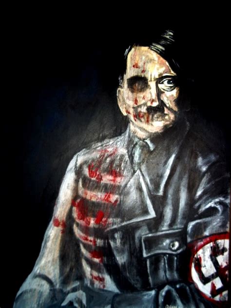 Hitler, Los Mil Rostros De La Muerte,pintura Al Oleo ...