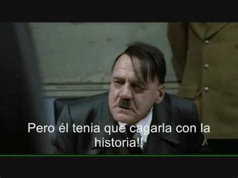 Hitler muy cabreado cuando le cuentan el final de ...